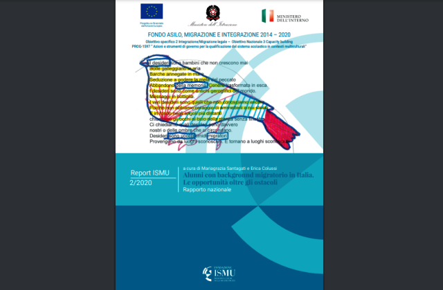 Pubblicazioni di Fondazione Ismu su scuola e msna: "Alunni con background migratorio in Italia. Le opportunita oltre gli-ostacoli"